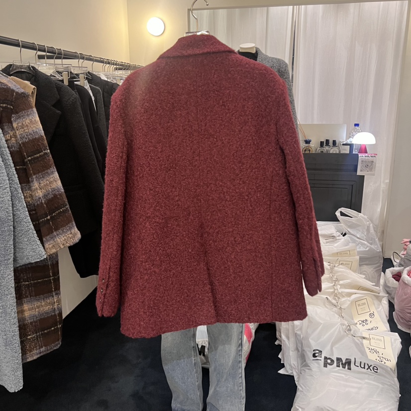 BLISS東大門直郵女裝新品真品休閑職業時尚24秋夏人氣短款大衣BLISS短款大衣