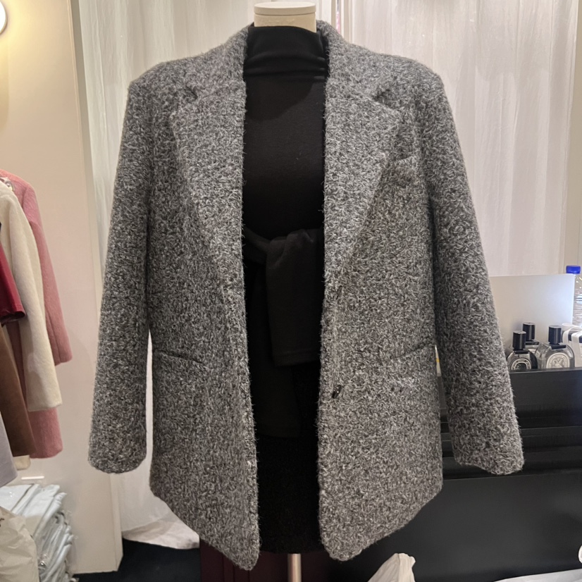 BLISS東大門直郵女裝新品真品休閑職業時尚24秋夏人氣短款大衣BLISS短款大衣圖色2