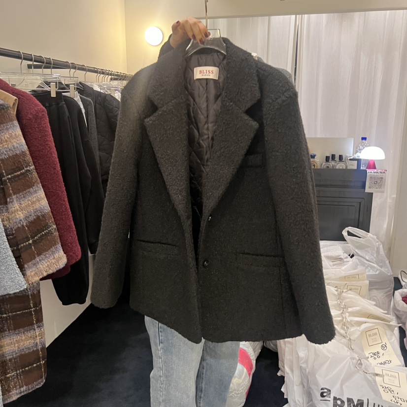 BLISS東大門直郵女裝新品真品休閑職業時尚24秋夏人氣短款大衣BLISS短款大衣圖色3