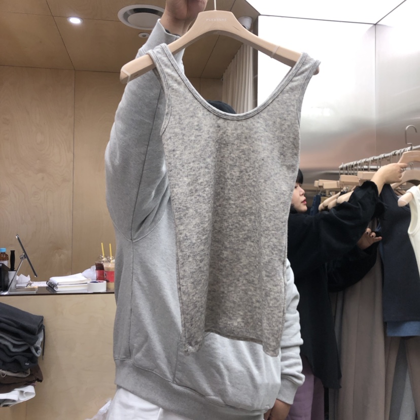 PLEASURE韓國直郵東大門實拍女裝新款24秋冬真品熱賣吊帶背心PLEASURE吊帶/背心圖色2