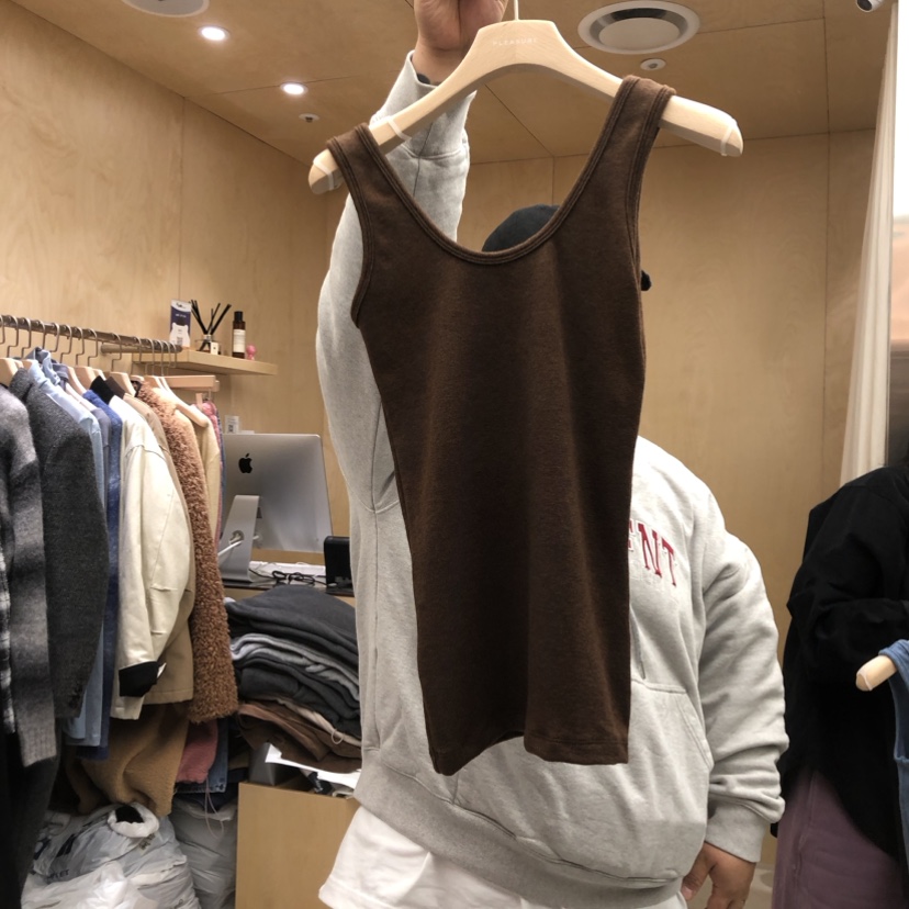PLEASURE韓國直郵東大門實拍女裝新款24秋冬真品熱賣吊帶背心PLEASURE吊帶/背心圖色5