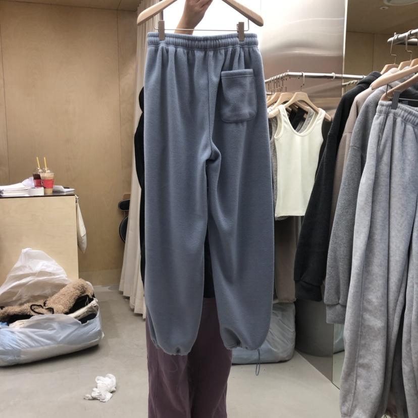 PLEASURE韓國直郵東大門實拍女裝新品推薦時尚休閑褲加絨皮褲PLEASURE休閑褲