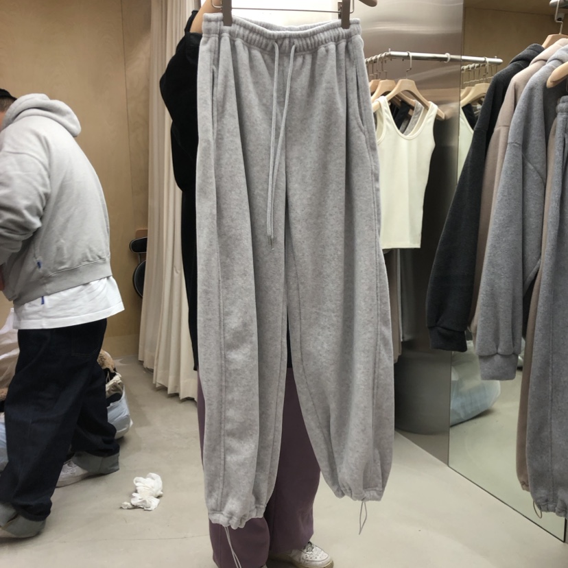 PLEASURE韓國直郵東大門實拍女裝新品推薦時尚休閑褲加絨皮褲PLEASURE休閑褲圖色2