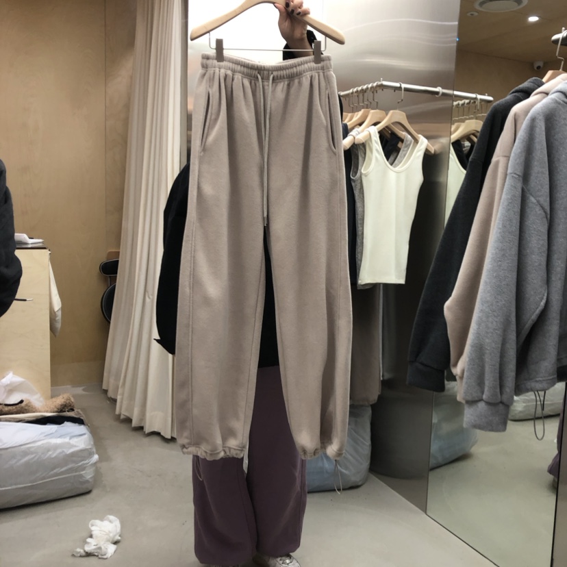 PLEASURE韓國直郵東大門實拍女裝新品推薦時尚休閑褲加絨皮褲PLEASURE休閑褲圖色4