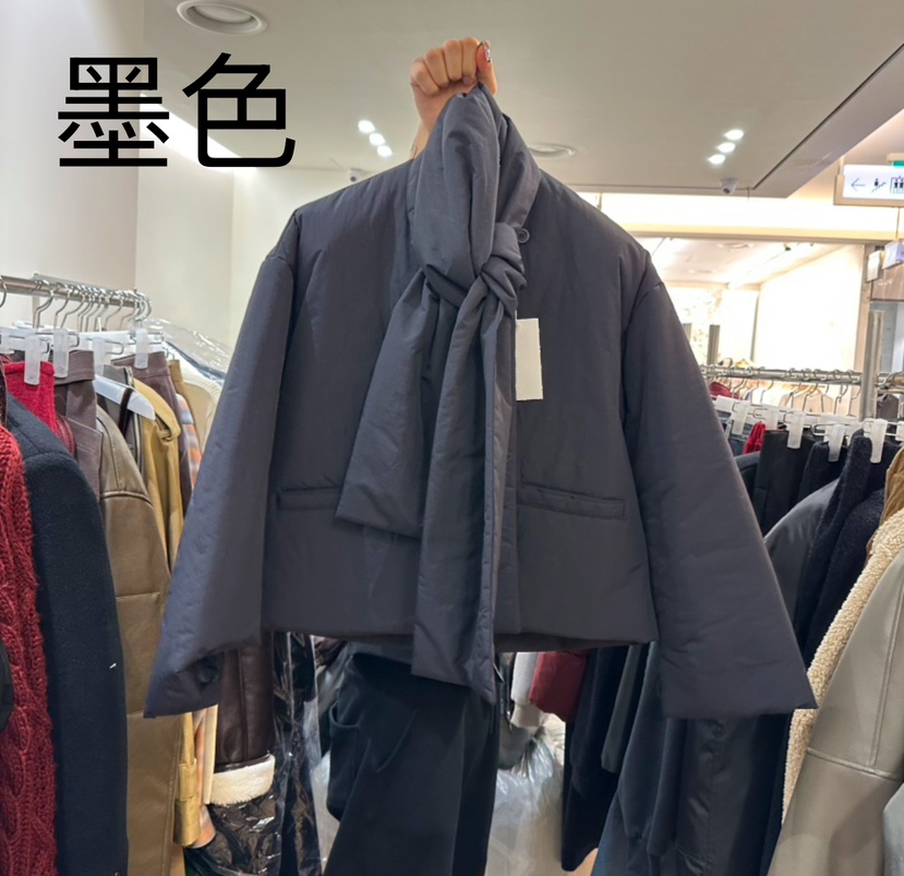 MAINT韓國直郵東大門代購女裝新品人氣職業推薦短款棉服含圍巾MAINT短款棉服圖色1