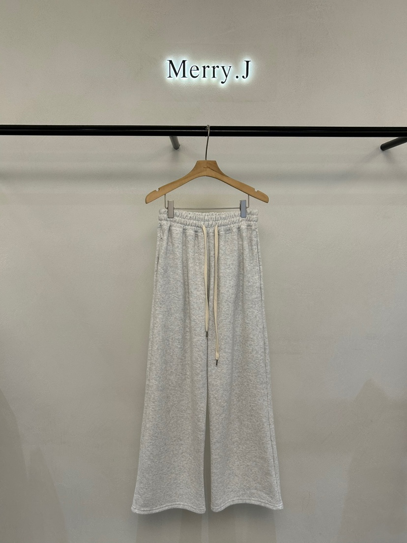 MERRY-J韓國直郵東大門代購女裝新品休閑熱賣職業休閑褲加絨MERRY-J休閑褲圖色1