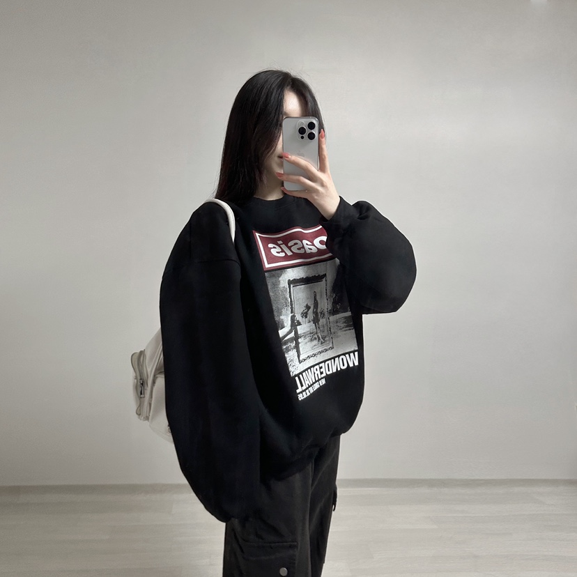 KSUBI韓國直郵女裝新品休閑推薦真品人氣熱賣時尚衛衣拉絲拉絨KSUBI衛衣