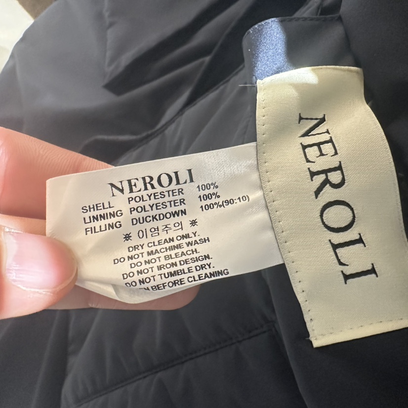 NEROLI 36直郵韓國代購女裝新款推薦長款羽絨服里外穿填充雙面鴨絨NEROLI 36長款羽絨服