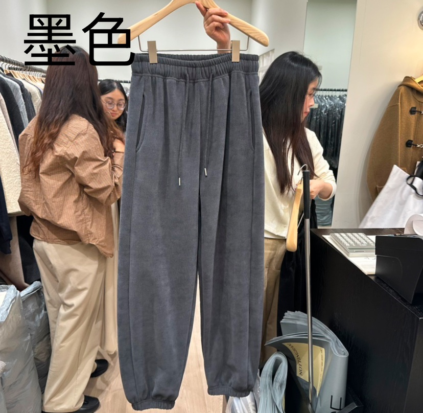 NOTTINGHAM韓國直郵女裝新品真品職業休閑人氣休閑褲加絨柔軟NOTTINGHAM休閑褲圖色2