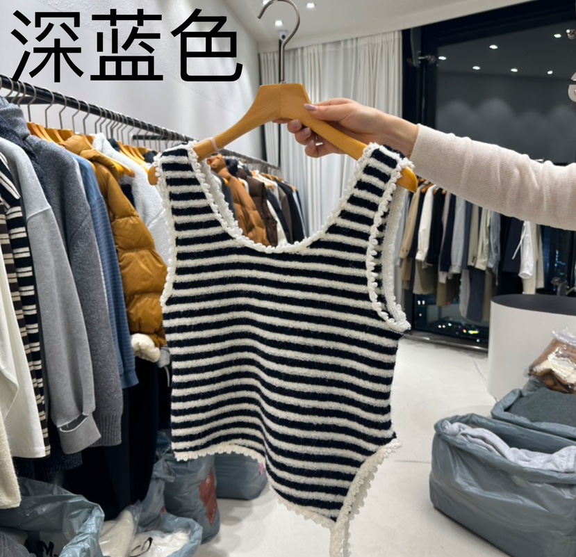 G/TREND SELLER直郵韓國代購女裝新品熱賣24秋冬吊帶背心G/TREND SELLER吊帶/背心圖色1