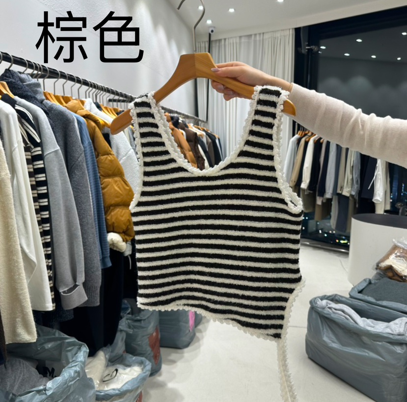 G/TREND SELLER直郵韓國代購女裝新品熱賣24秋冬吊帶背心G/TREND SELLER吊帶/背心圖色2