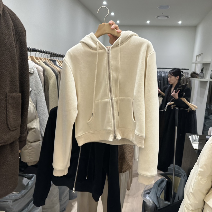 NOTTINGHAM韓國直郵東大門代購女裝新品人氣衛衣兜帽加絨保暖柔軟NOTTINGHAM衛衣圖色2