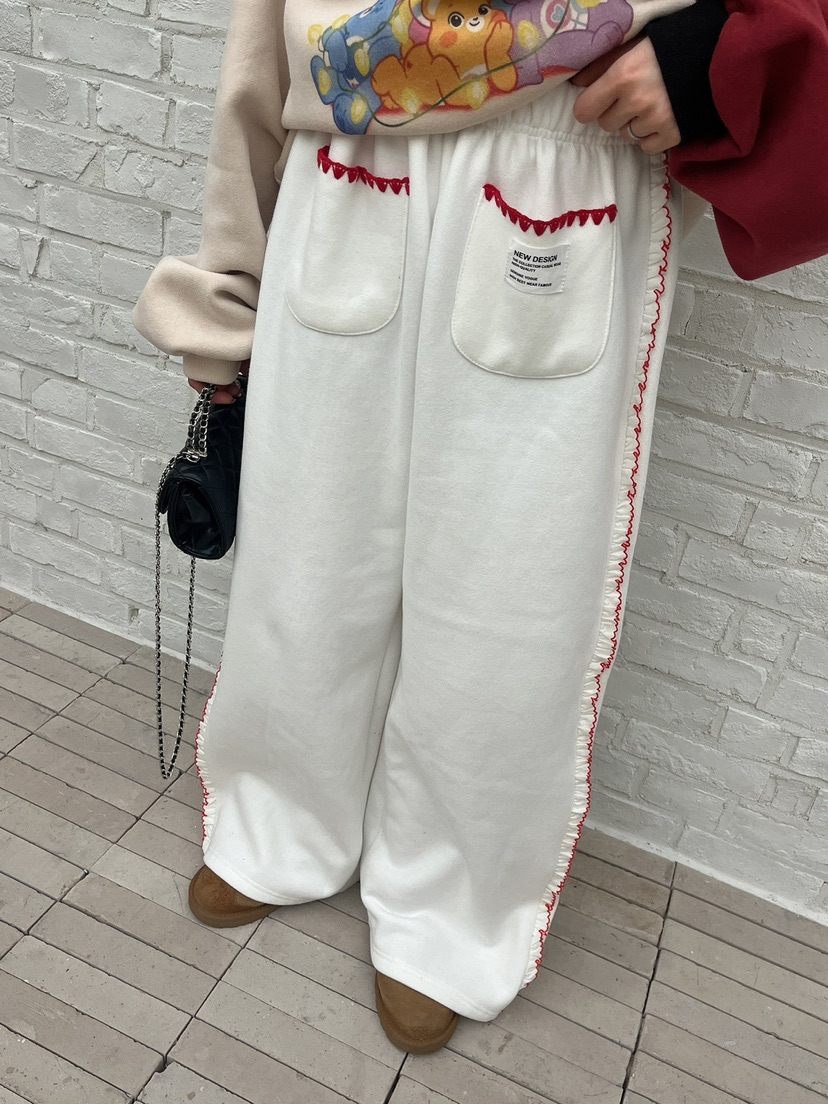 MA NYO韓國直郵東大門實拍女裝新品人氣真品時尚休閑褲加絨MA NYO休閑褲