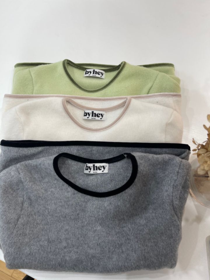 HEY/TO SEWING東大門直郵女裝新品休閑24秋夏熱賣T恤天鵝絨BY HEY/TO SEWINGT恤
