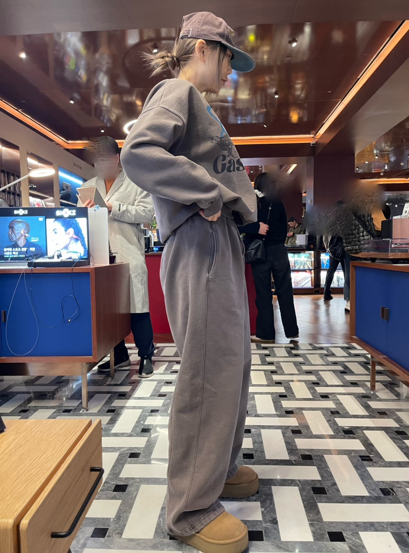 CRACKERS東大門實拍女士新款休閑24秋夏推薦真品人氣套裝拉絲CRACKERS套裝