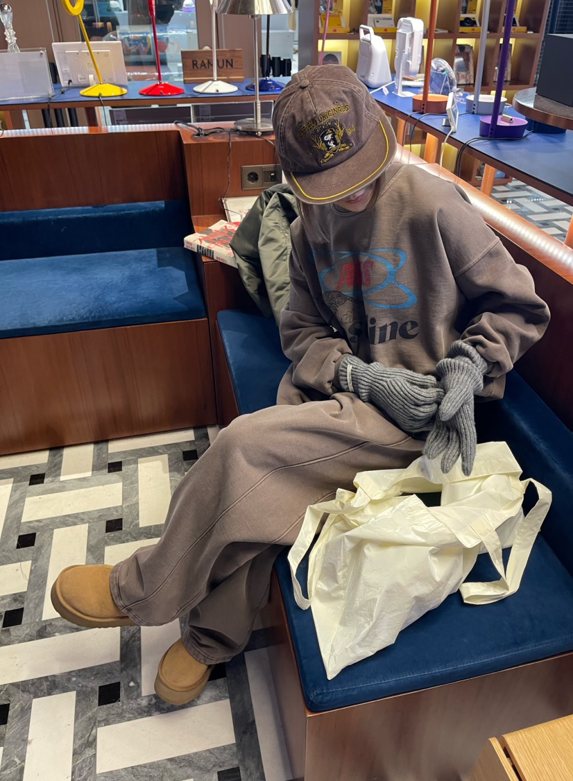 CRACKERS東大門實拍女士新款休閑24秋夏推薦真品人氣套裝拉絲CRACKERS套裝