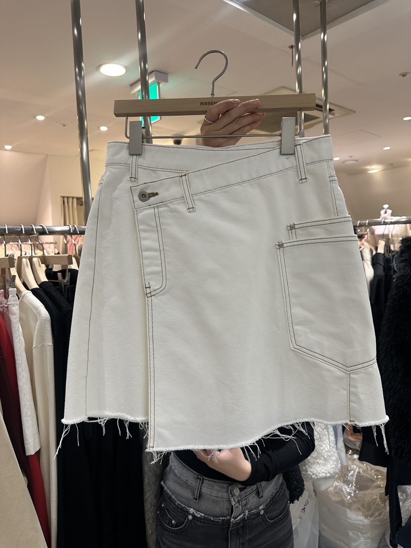 INSSENSE-A韓國直郵女裝新品休閑推薦人氣時尚職業24秋夏短裙INSSENSE-A短裙圖色2