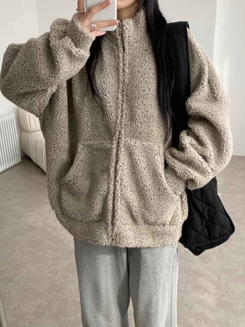 끌 벅지直郵韓國代購女裝新品人氣真品休閑熱賣時尚短款大衣Pull Buck短款大衣