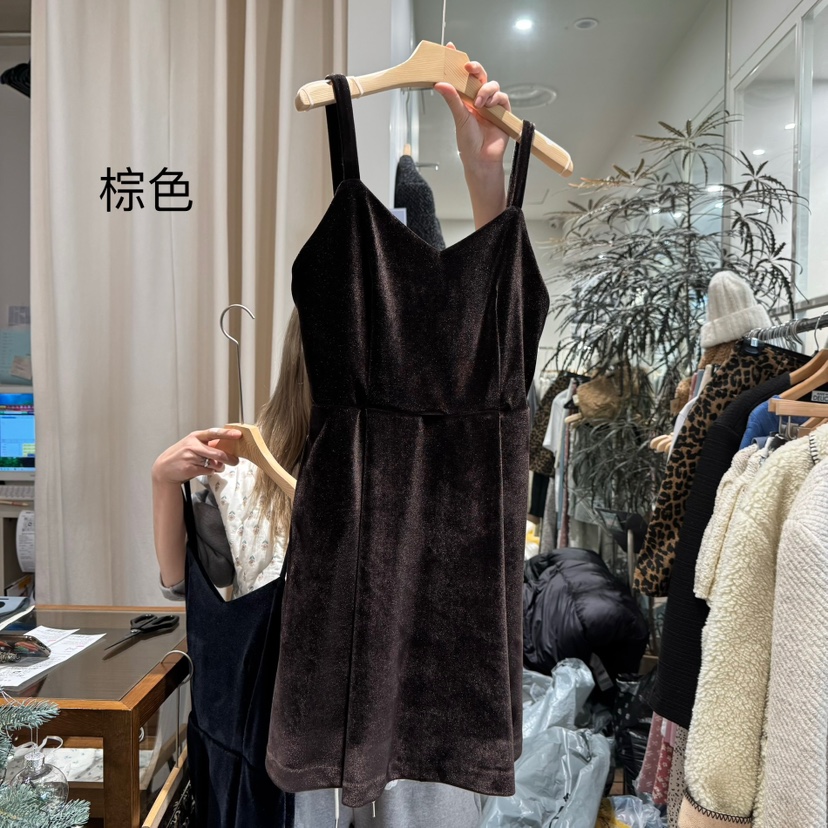 DELICIOUS韓國直郵東大門代購女裝新品休閑24秋冬熱賣連衣裙NOVUS連衣裙圖色2