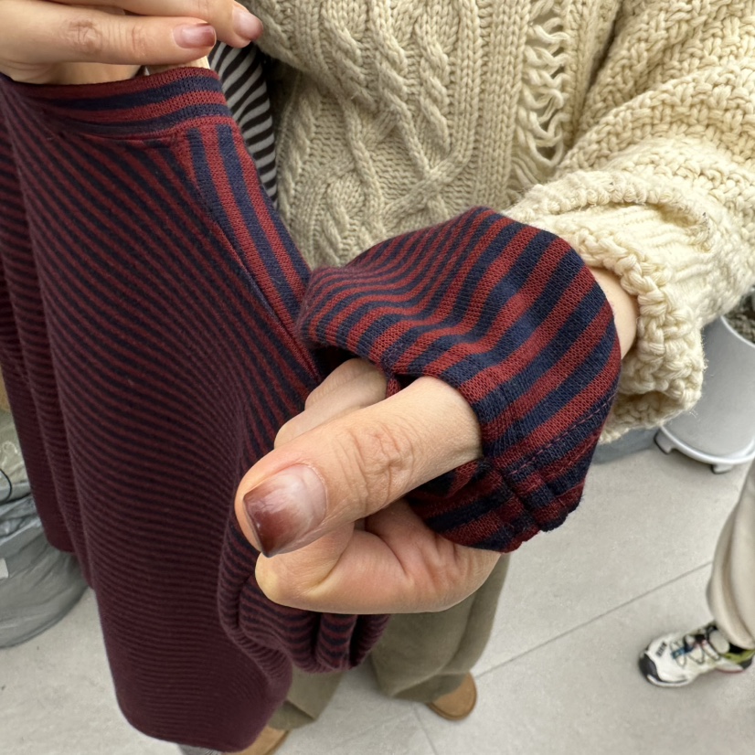 I MFACT韓國直郵東大門實拍女裝新款休閑真品時尚24秋冬長袖T恤I MFACT長袖T恤
