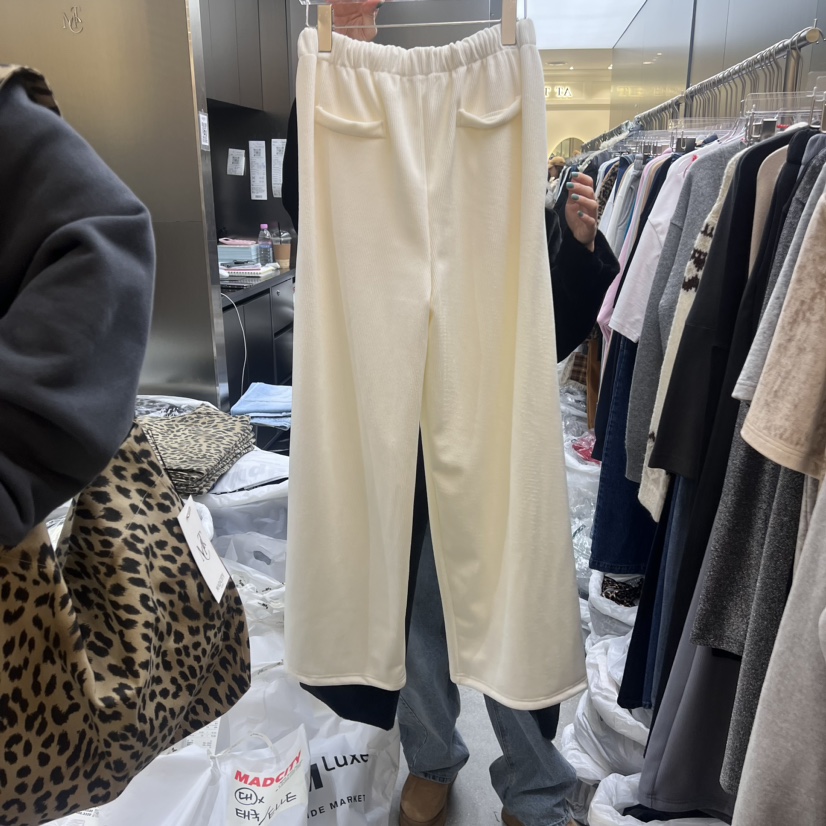 MADCITY韓國代購女士新款時尚職業人氣24秋夏推薦休閑褲加絨MADCITY休閑褲