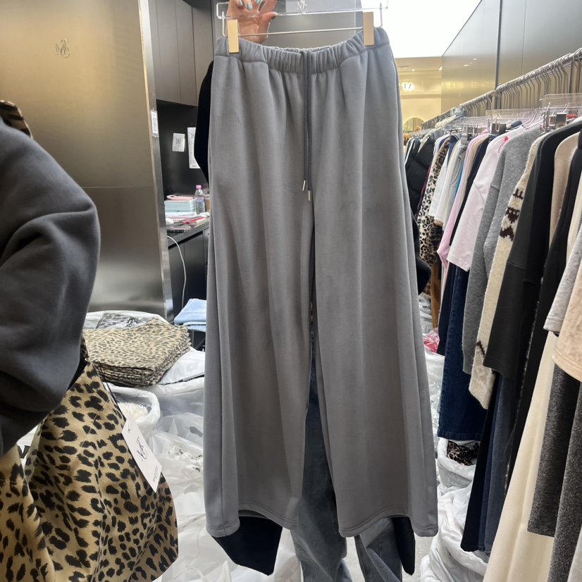 MADCITY韓國代購女士新款時尚職業人氣24秋夏推薦休閑褲加絨MADCITY休閑褲圖色2