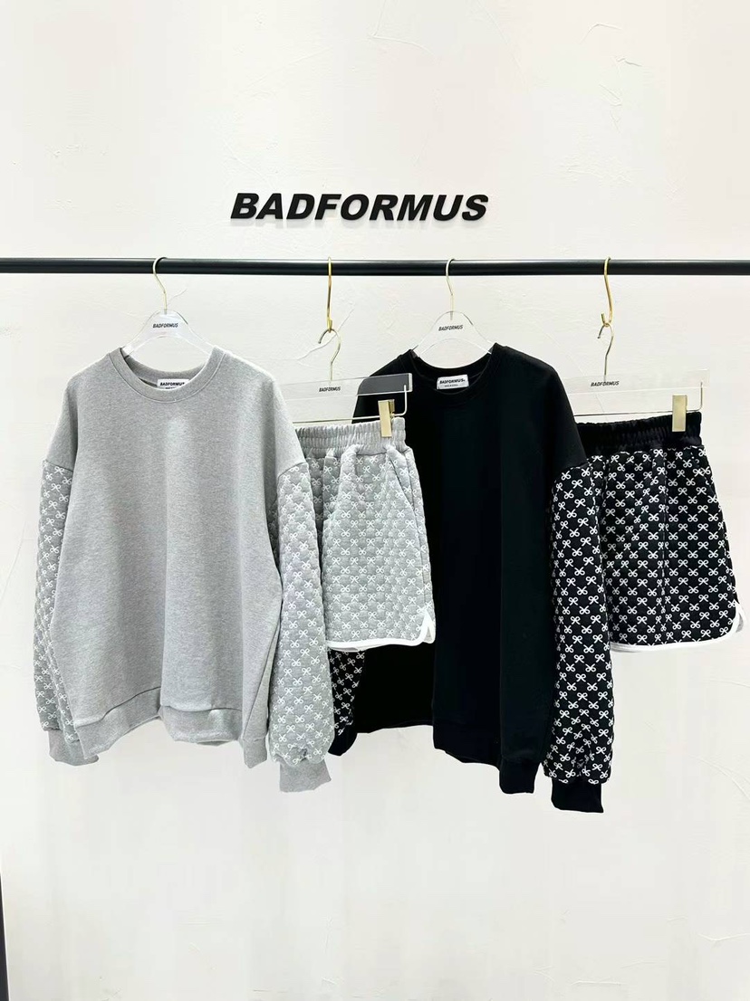 BADFORMUS韓國直郵女裝新品休閑推薦熱賣真品職業套裝不加絨BADFORMUS套裝