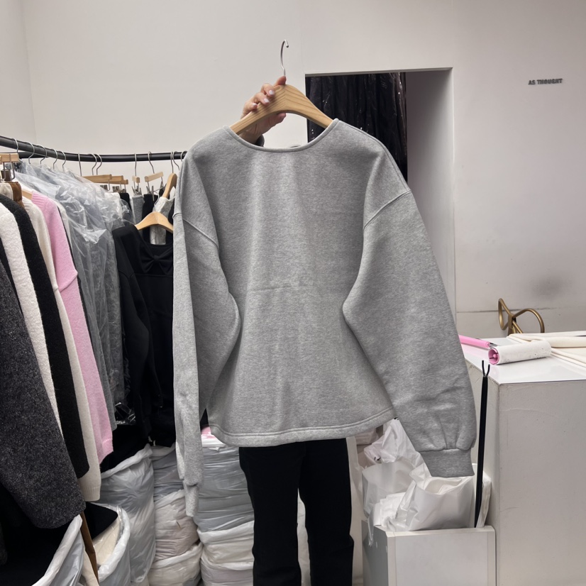 AS THOUGHT韓國直郵東大門代購女裝新品熱賣職業真品衛衣加絨AS THOUGHT衛衣