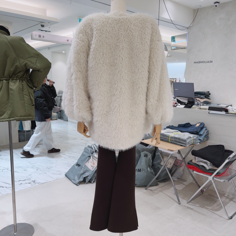 MAGNOLIA36-P直郵韓國代購女裝新品熱賣推薦人氣休閑夾克皮草MAGNOLIA36-P夾克