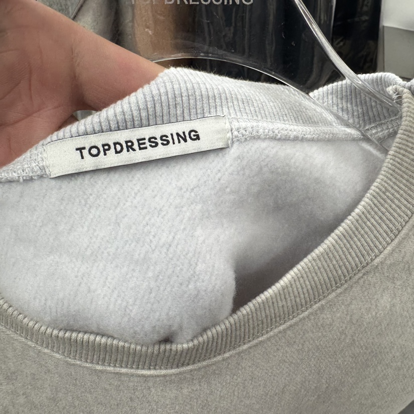 TOPDRESSING韓國直郵東大門實拍女裝新品24秋冬職業人氣衛衣TOPDRESSING衛衣