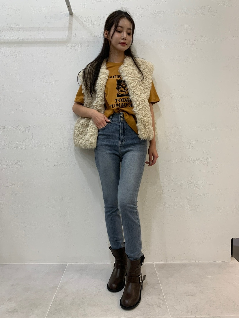 BANI BLUBH韓國直郵東大門代購女裝新款真品24秋冬推薦馬甲BANI BLUSH馬甲