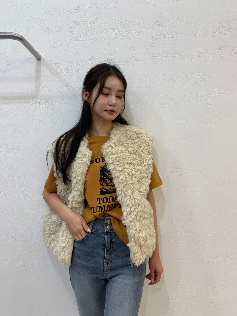 BANI BLUBH韓國直郵東大門代購女裝新款真品24秋冬推薦馬甲BANI BLUSH馬甲