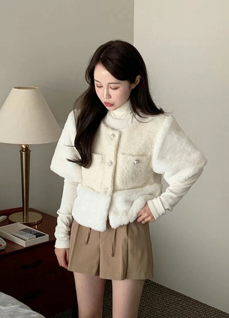 MIMISHOUS-OT韓國直郵東大門實拍女裝新品人氣真品夾克兔子MIMISHOUS夾克