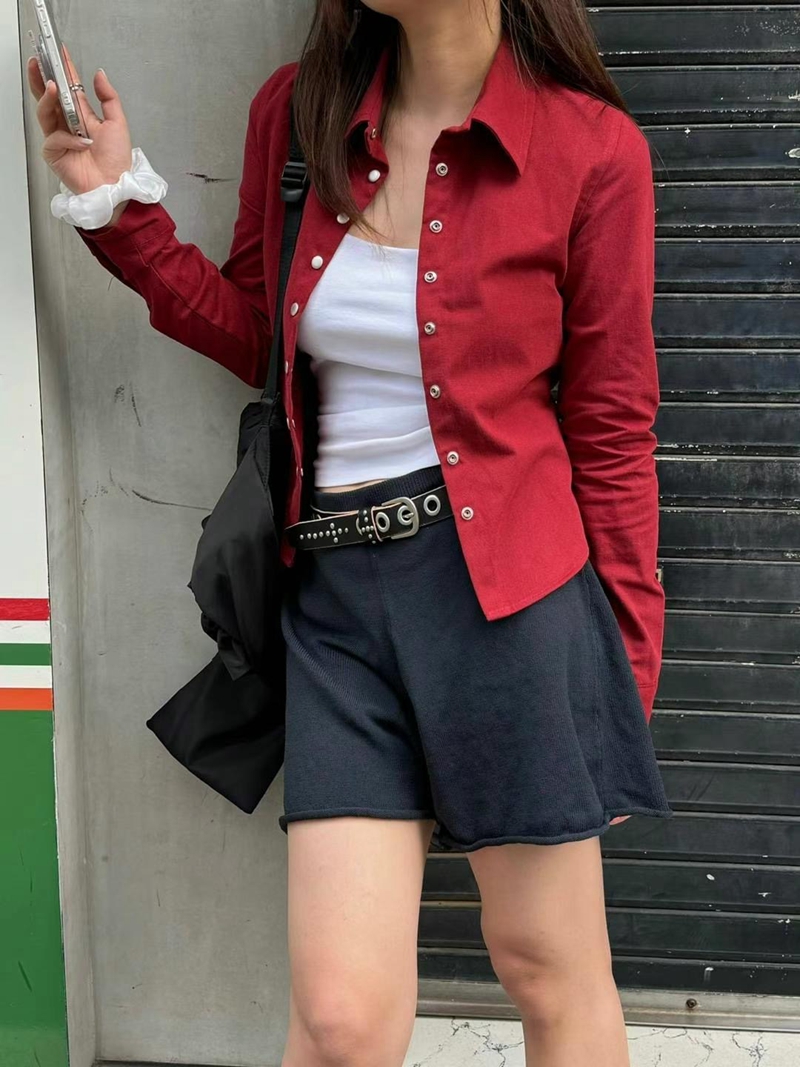 FAVOURED韓國直郵東大門代購女裝新品熱賣休閑時尚襯衫蕾絲衫FAVOURED襯衫/蕾絲衫