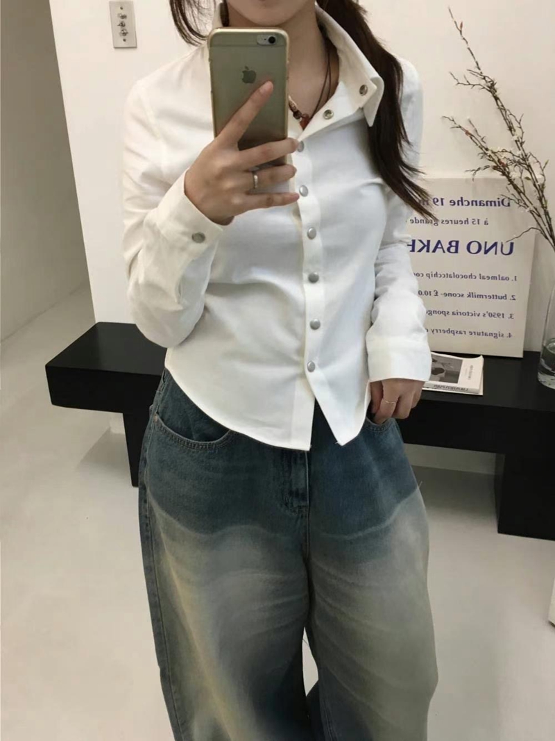 FAVOURED韓國直郵東大門代購女裝新品熱賣休閑時尚襯衫蕾絲衫FAVOURED襯衫/蕾絲衫圖色2