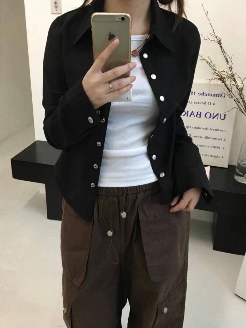 FAVOURED韓國直郵東大門代購女裝新品熱賣休閑時尚襯衫蕾絲衫FAVOURED襯衫/蕾絲衫圖色3