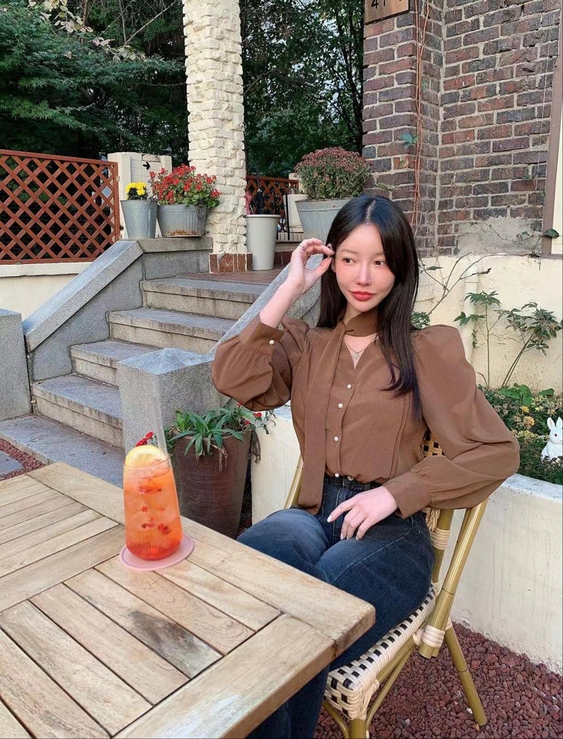 PINK PUMPKIN韓國直郵東大門代購女裝新款人氣時尚襯衫蕾絲衫PINK PUMPKIN襯衫/蕾絲衫圖色3