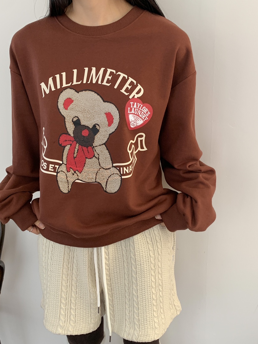 MILLIMETER韓國直郵東大門代購女裝新品職業熱賣推薦休閑衛衣MILLIMETER衛衣