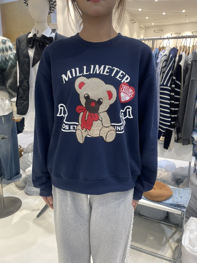 MILLIMETER韓國直郵東大門代購女裝新品職業熱賣推薦休閑衛衣MILLIMETER衛衣圖色1