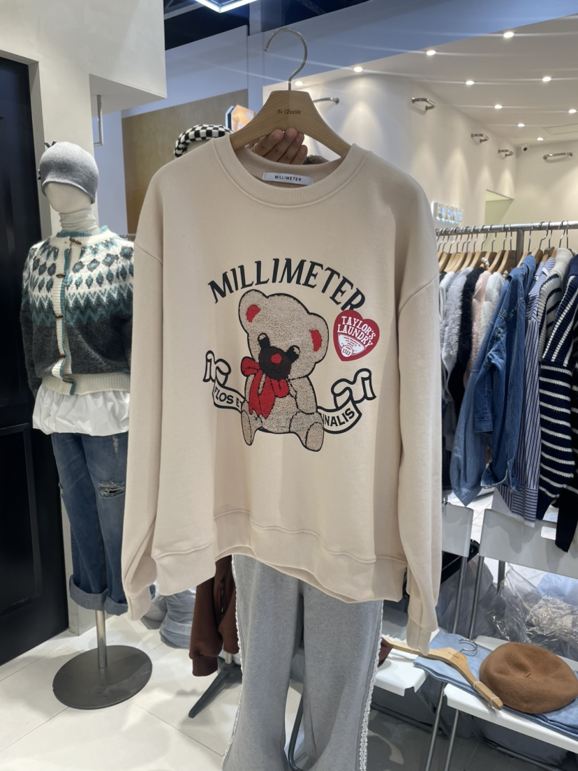 MILLIMETER韓國直郵東大門代購女裝新品職業熱賣推薦休閑衛衣MILLIMETER衛衣圖色2