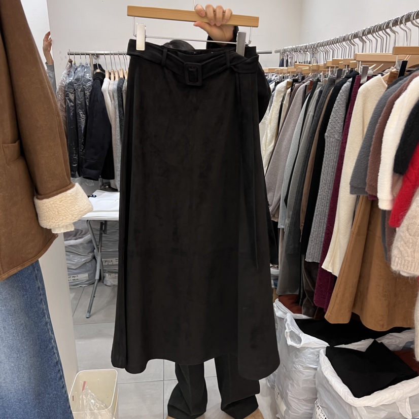 HEIZE直郵韓國代購女裝新品真品時尚推薦熱賣職業長裙包含腰帶HEIZE長裙圖色2