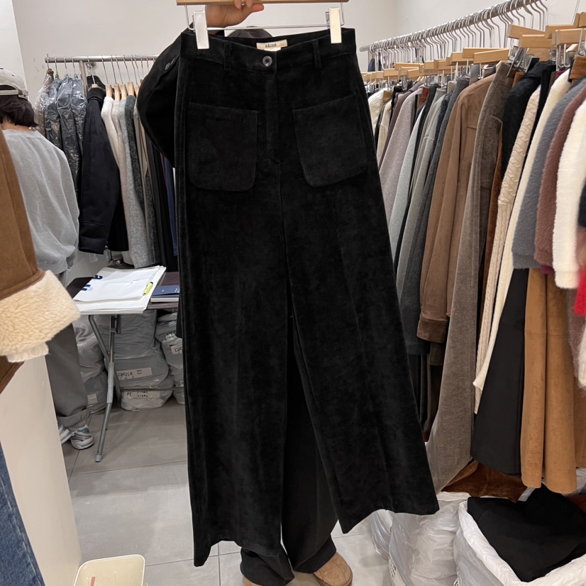 HEIZE韓國直郵東大門實拍女裝新品人氣時尚熱賣休閑休閑褲口袋HEIZE休閑褲圖色3