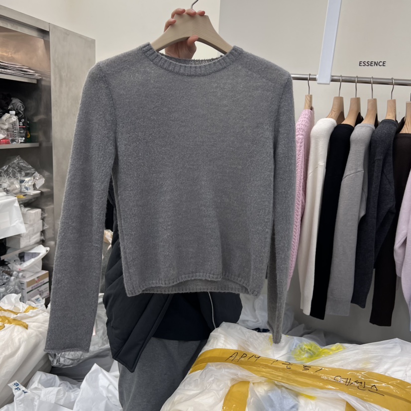 ESSENCE直郵韓國代購女裝新品時尚熱賣人氣休閑職業針織衫羊駝ESSENCE針織衫圖色5