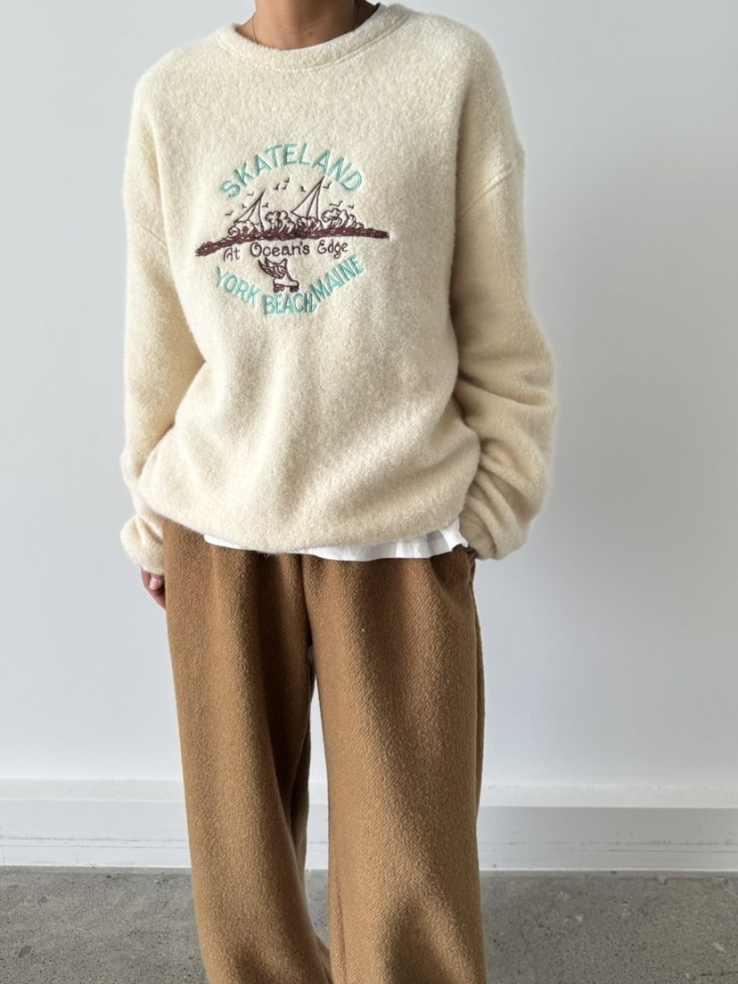 GOLDEN MARKET韓國直郵女裝新品職業推薦24秋冬真品衛衣刺繡GOLDEN MARKET衛衣