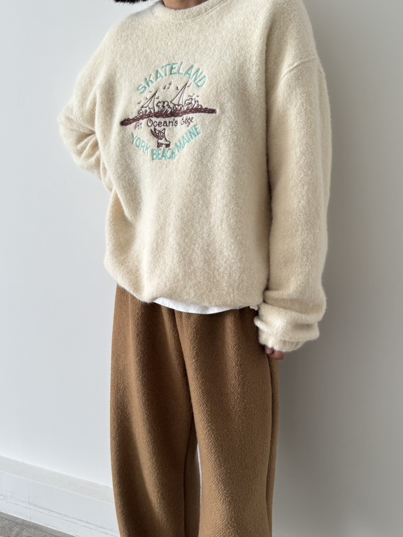 GOLDEN MARKET韓國直郵女裝新品職業推薦24秋冬真品衛衣刺繡GOLDEN MARKET衛衣