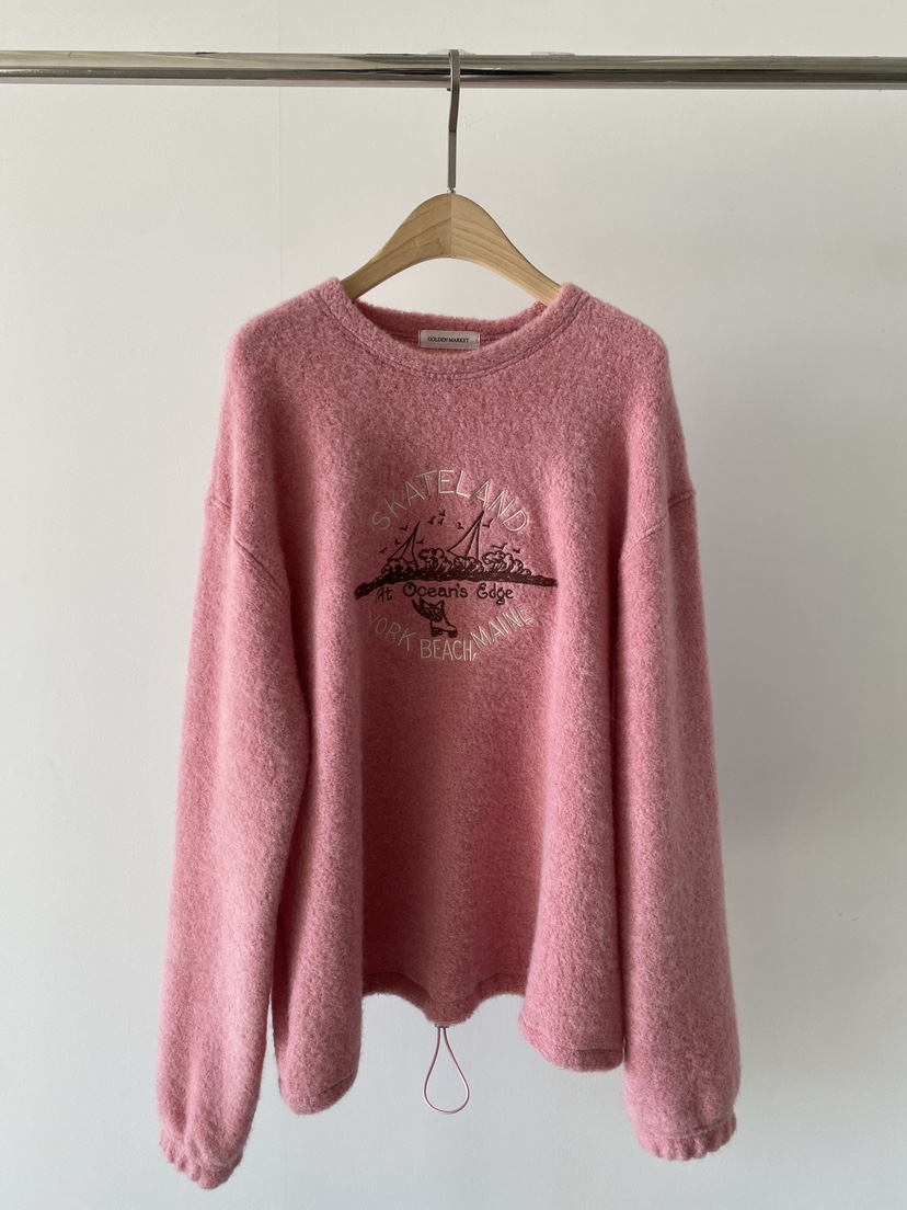 GOLDEN MARKET韓國直郵女裝新品職業推薦24秋冬真品衛衣刺繡GOLDEN MARKET衛衣圖色3