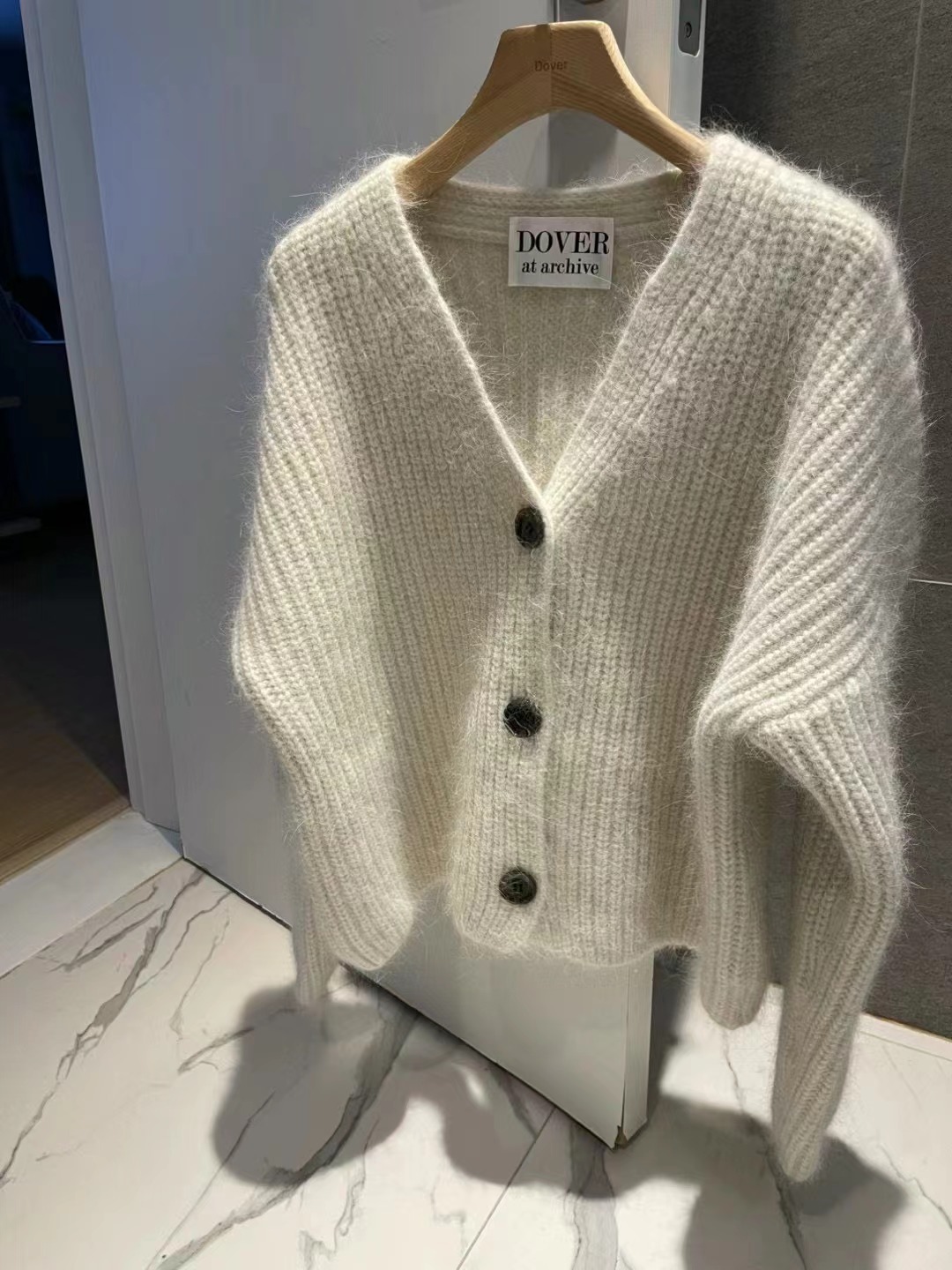 DOVER韓國直郵女裝新品職業人氣24秋冬熱賣真品推薦針織衫開衫DOVER針織衫