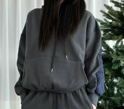 LOSTILE韓國直郵女裝新款真品人氣時尚熱賣職業休閑24秋冬衛衣THE ZOA衛衣圖色2