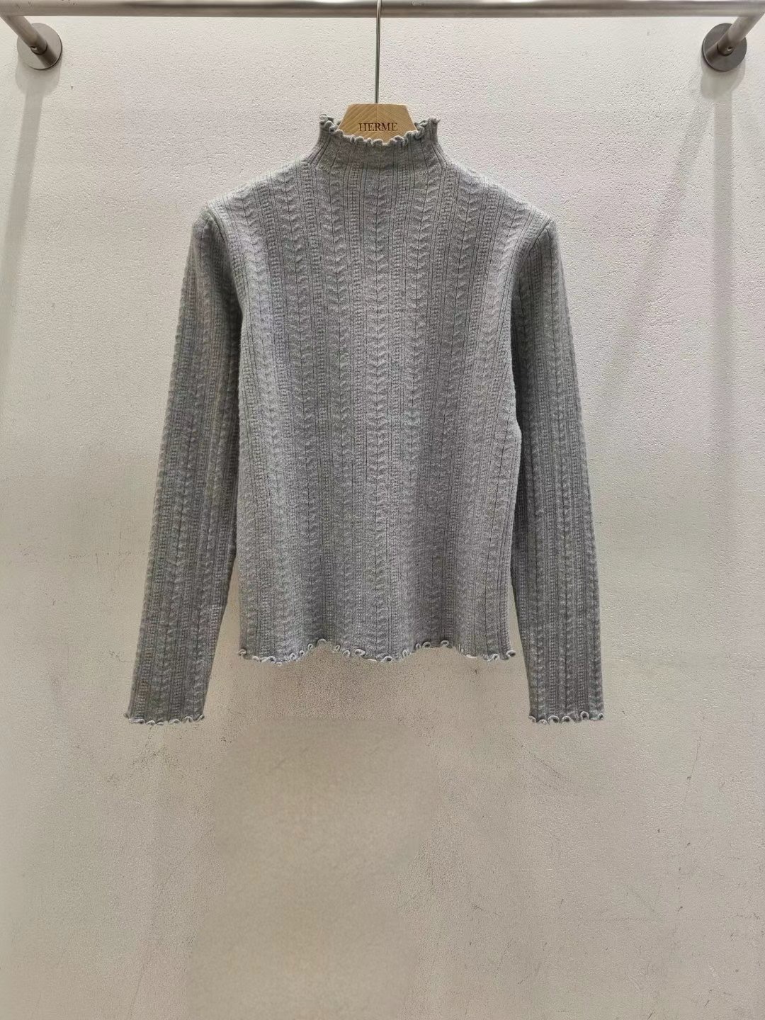HERME韓國直郵東大門代購女裝新款24秋冬時尚真品休閑針織衫HERME針織衫圖色2