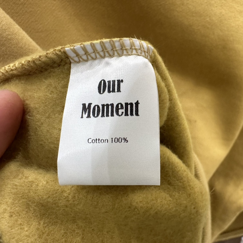 OURMOMENT韓國直郵東大門代購女裝新品休閑時尚人氣衛衣加絨OURMOMENT衛衣